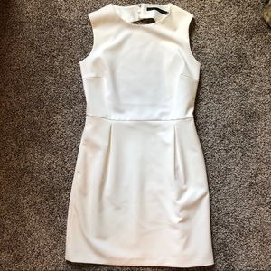 White Zara Backless Mini Dress